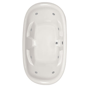 Hydro Systems NAT7844AWP-WHI NATALIE 7844 AC W/WHIRLPOOL SYSTEM-WHITE