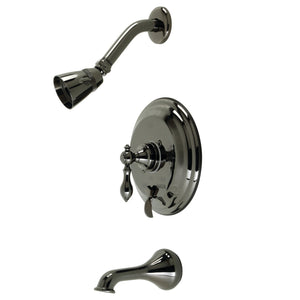 American Classic NB36300ACL Single-Handle 3-Hole Wall Mount Tub and Shower Faucet with Diverter, Black Stainless Steel