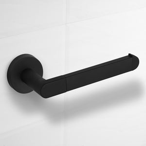 Toilet Paper Holder, Modern, Matte Black