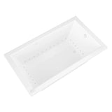 New England Home Goods Harbor Rectangular Drop-in Tub - 42" x 60" Left-Hand Drain Acrylic