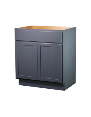 New England Home Goods 36" Bathroom Vanity Sink Base Cabinet Navy