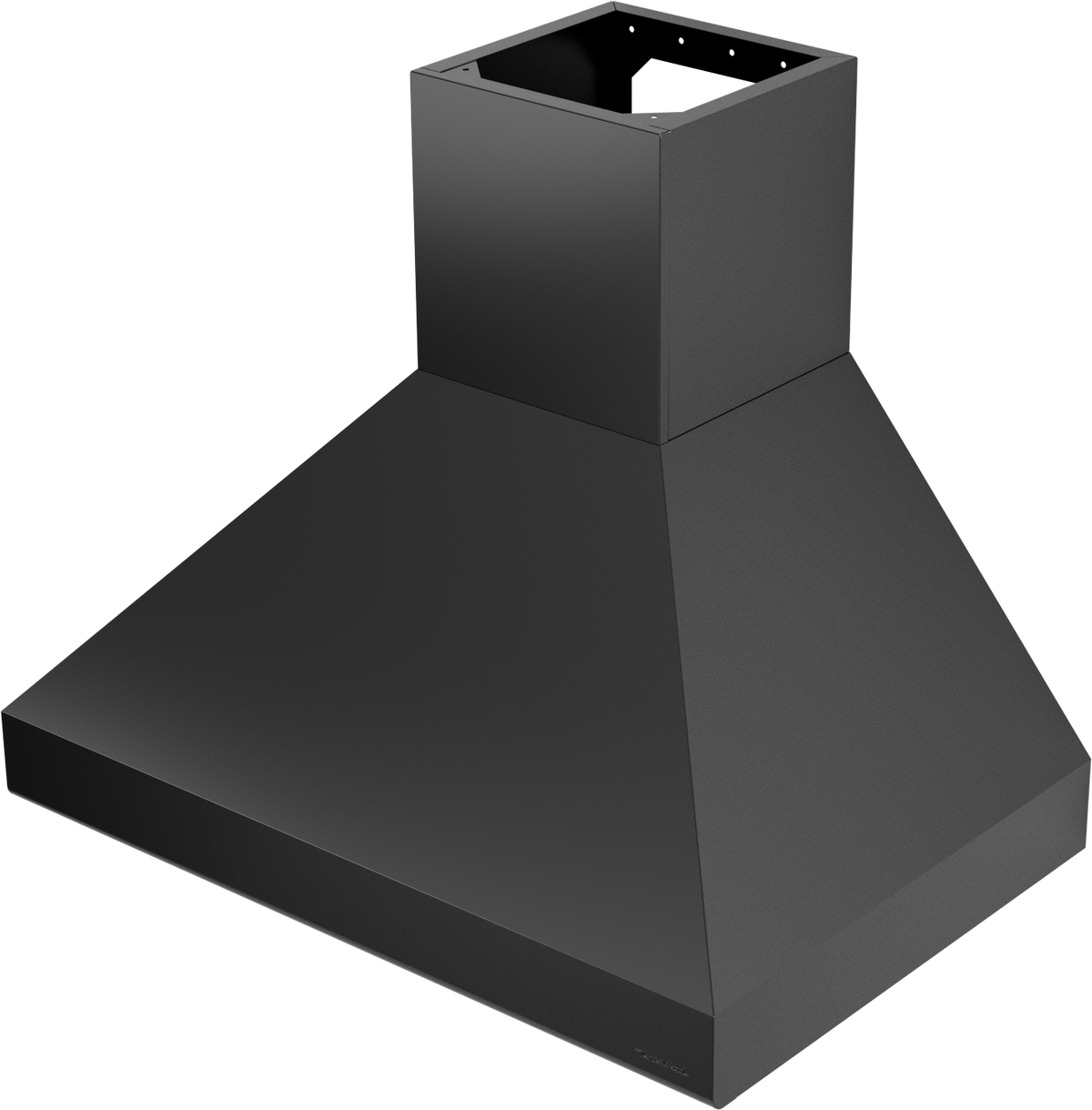 Vent-A-Hood NEPH18-236 BL 36" 600 CFM Euro Compact Wall Mount Range Hood with Magic Lung Blower, Black Satin