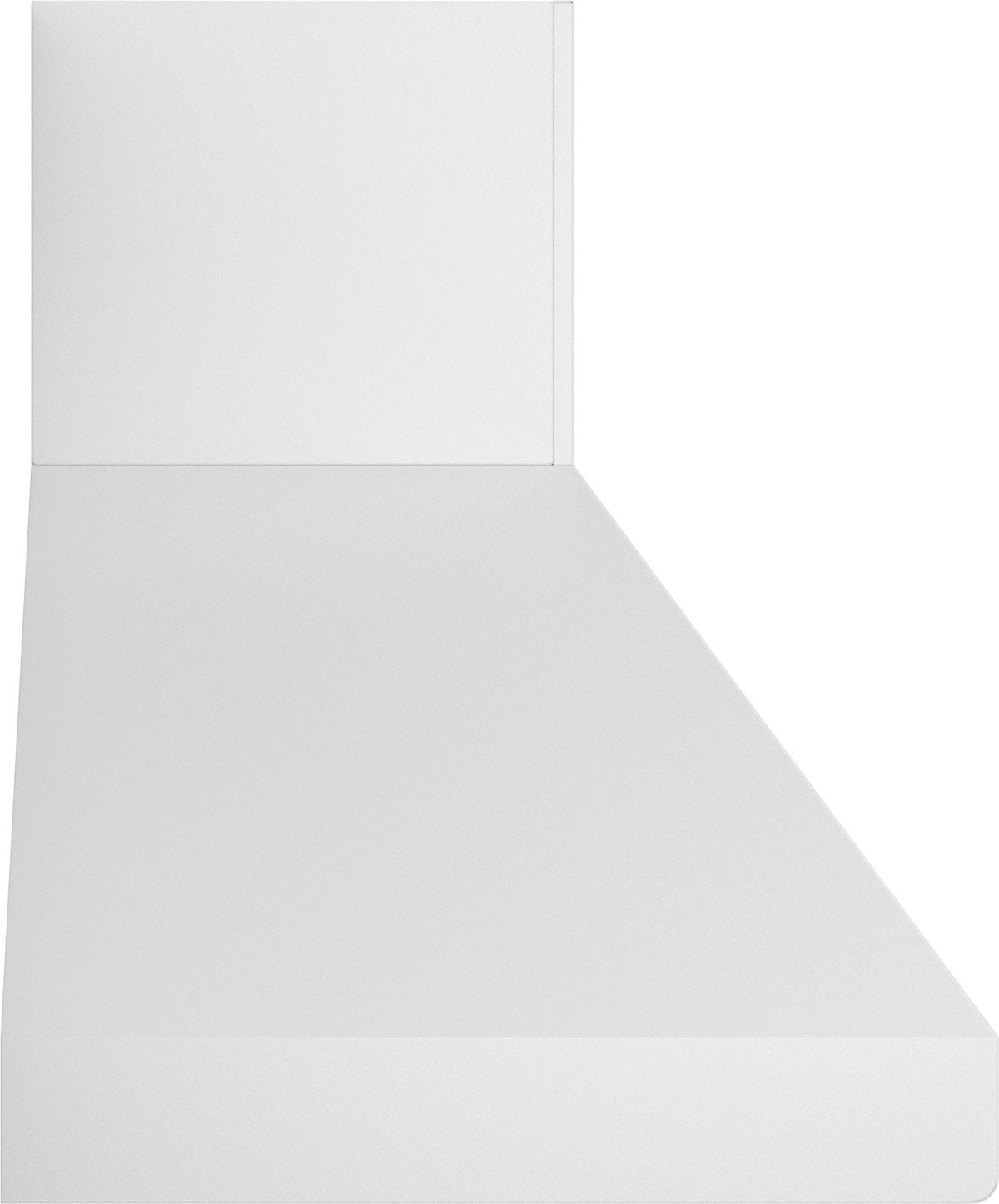 Vent-A-Hood NEPTH18-454 WH 54" 1200 CFM Euro Pro Wall Mount Range Hood with High-Capacity Magic Lung Blower, White