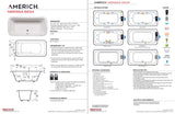 Americh NE6634TA5-BI Nerissa 6634 - Tub Only / Airbath 5 - Biscuit