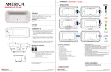 Americh NE7236TA5-BI Nerissa 7236 - Tub Only / Airbath 5 - Biscuit