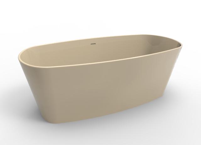 Hydro Systems NEW6631HTO-ALM NEWBURY 6631 METRO TUB ONLY-ALMOND