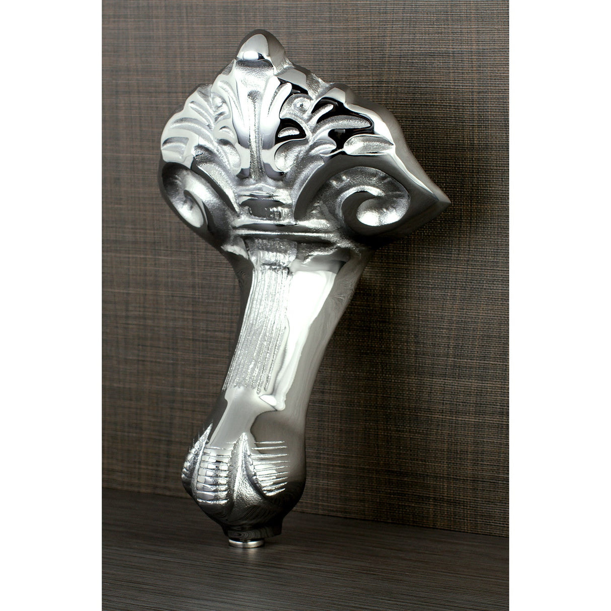 Aqua Eden NHVCTZB1 4-Piece (Set) Bourbon Brass Tub Feet, Polished Chrome