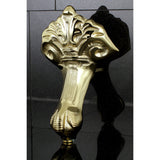 Aqua Eden NHVCTZB2 4-Piece (Set) Bourbon Brass Tub Feet, Polished Brass