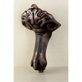 Aqua Eden NHVCTZB5 4-Piece (Set) Bourbon Brass Tub Feet, Oil Rubbed Bronze