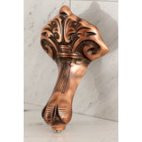 Aqua Eden NHVCTZB6 4-Piece (Set) Bourbon Brass Tub Feet, Naples Bronze