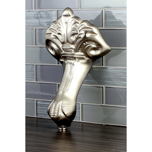 Aqua Eden NHVCTZB8 4-Piece (Set) Bourbon Brass Tub Feet, Brushed Nickel