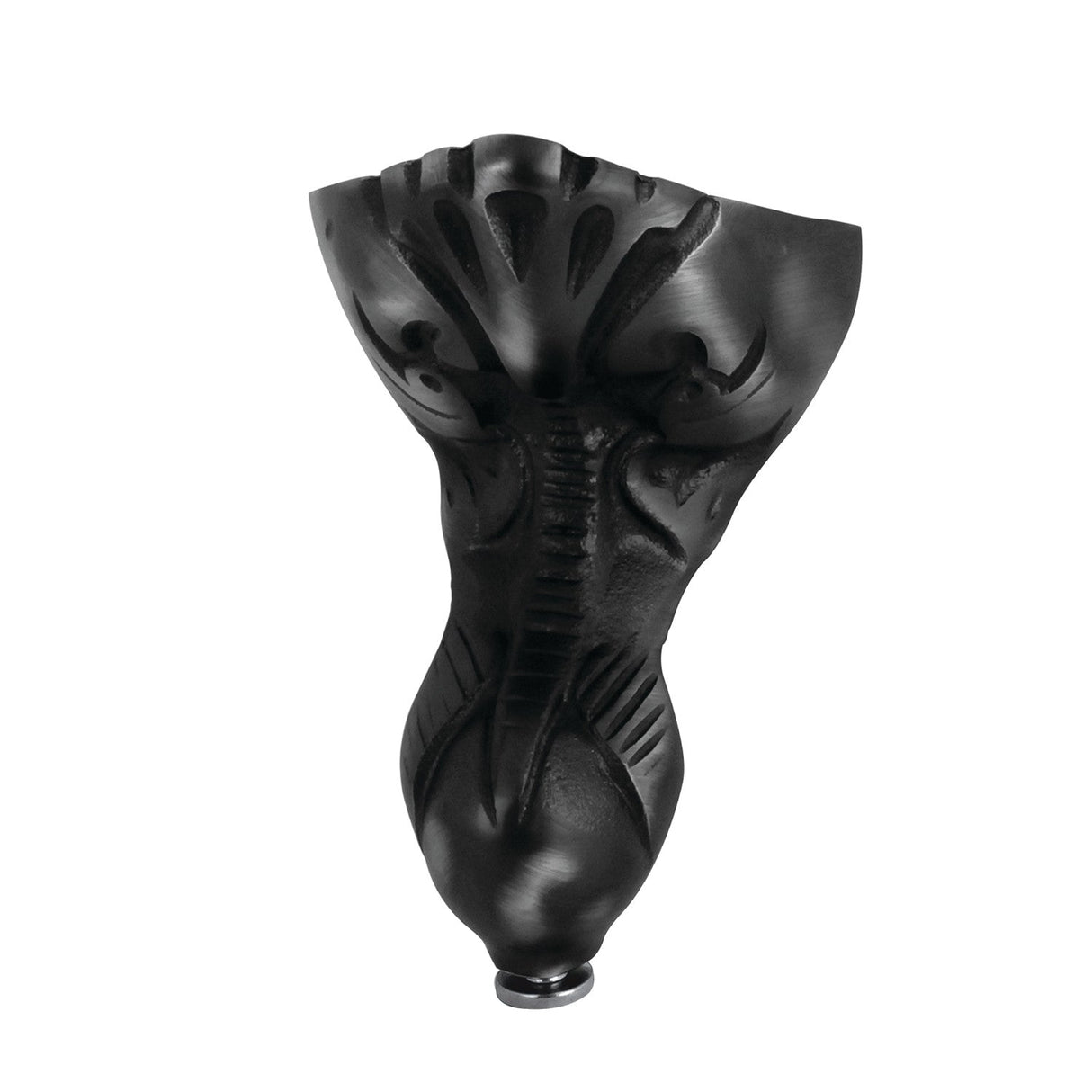 Aqua Eden NHVCTZT0 4-Piece (Set) Tudor Brass Tub Feet, Matte Black