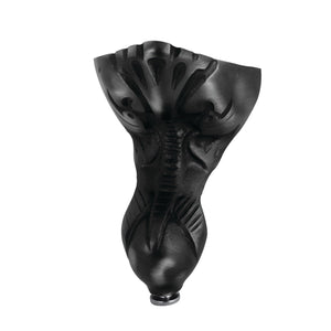 Aqua Eden NHVCTZT0 4-Piece (Set) Tudor Brass Tub Feet, Matte Black