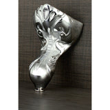 Aqua Eden NHVCTZT1 4-Piece (Set) Tudor Brass Tub Feet, Polished Chrome