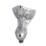 Aqua Eden NHVCTZT1 4-Piece (Set) Tudor Brass Tub Feet, Polished Chrome