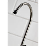 Water Onyx NK6190 Single-Handle 1-Hole Deck Mount Water Filtration Faucet, Black Stainless Steel