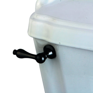Water Onyx NKTAL Toilet Tank Lever, Black Stainless Steel