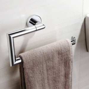 Modern Polished Chrome Towel Ring