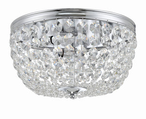 Nola 3 Light Black Forged Flush Mount NOL-314-BF-CL-MWP