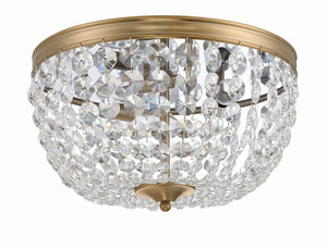 Nola 3 Light Black Forged Flush Mount NOL-314-BF-CL-MWP