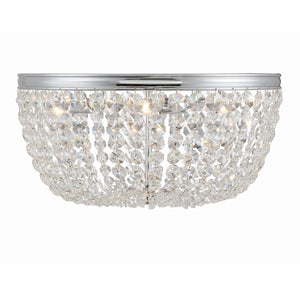 Nola 5 Light Black Forged Flush Mount NOL-320-BF-CL-MWP