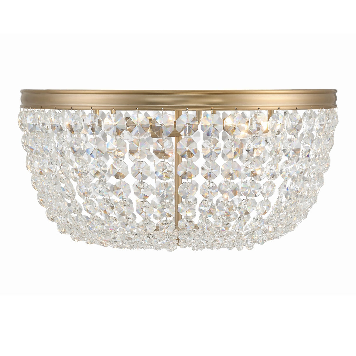 Nola 5 Light Black Forged Flush Mount NOL-320-BF-CL-MWP
