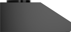 Vent-A-Hood NPH9-448 BC 48" 1200 CFM Professional Under Cabinet Range Hood with Rounded Edges, Magic Lung Blower, Black Carbide