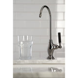 Water Onyx NS3190DKL Single-Handle 1-Hole Deck Mount Water Filtration Faucet, Black Stainless Steel