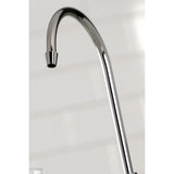 Water Onyx NS3190DKL Single-Handle 1-Hole Deck Mount Water Filtration Faucet, Black Stainless Steel