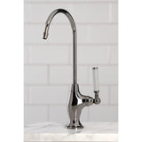Water Onyx NS3190DKL Single-Handle 1-Hole Deck Mount Water Filtration Faucet, Black Stainless Steel