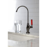 Water Onyx NS3190DKL Single-Handle 1-Hole Deck Mount Water Filtration Faucet, Black Stainless Steel