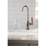 Water Onyx NS3190DKL Single-Handle 1-Hole Deck Mount Water Filtration Faucet, Black Stainless Steel