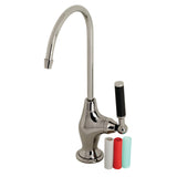 Water Onyx NS3190DKL Single-Handle 1-Hole Deck Mount Water Filtration Faucet, Black Stainless Steel