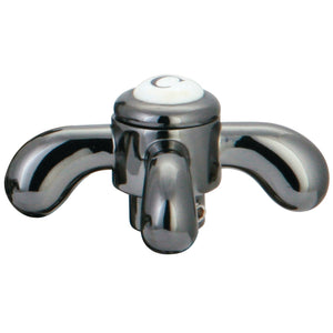 NSH1600TXC Cold Metal Cross Handle, Black Stainless Steel