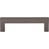 Top Knobs M1161 Square Bar Pull 3 3/4" - Ash Gray