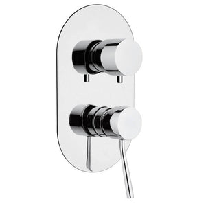 Wall-Mounted 2-Way Diverter On Single Flange