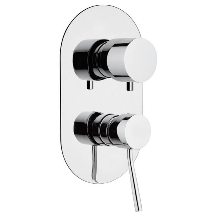 Built In Three Way Shower Diverter