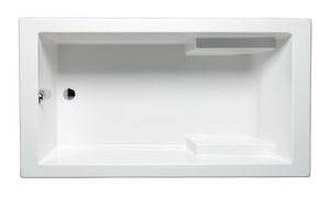 Americh NA6034TA2-WH Nadia 6034 - Tub Only / Airbath 2 - White