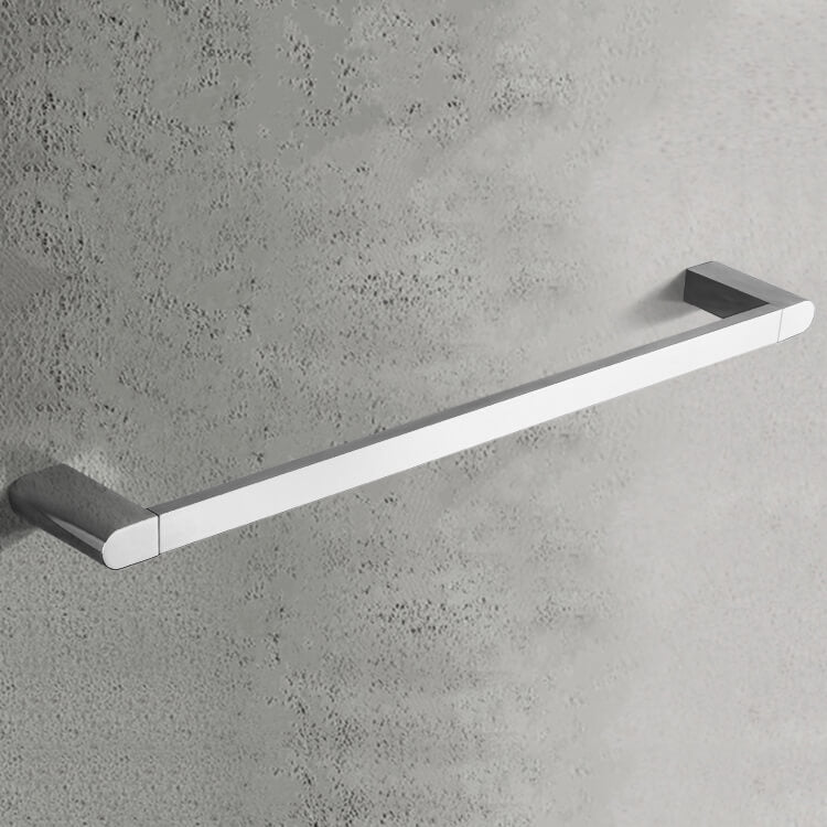 Towel Bar, 26 Inch, Modern, Chrome