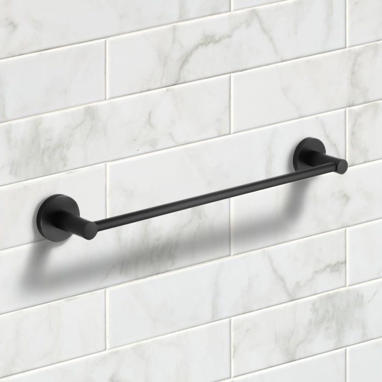 Towel Bar, 19 Inch, Matte Black