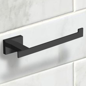 Toilet Paper Holder, Modern, Matte Black