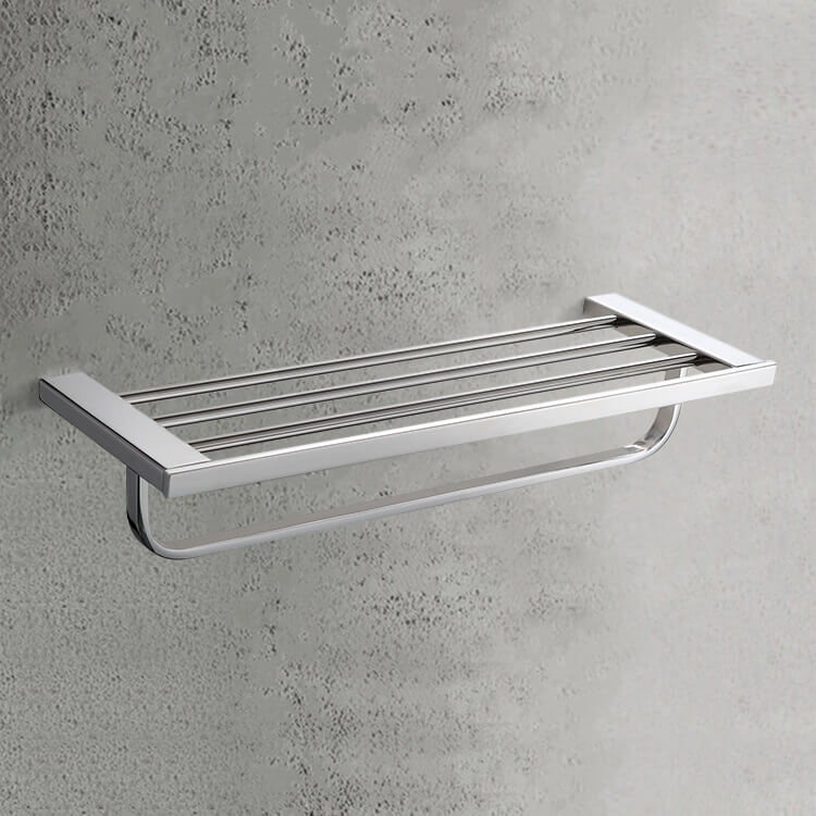 Polished Chrome Towel Rack