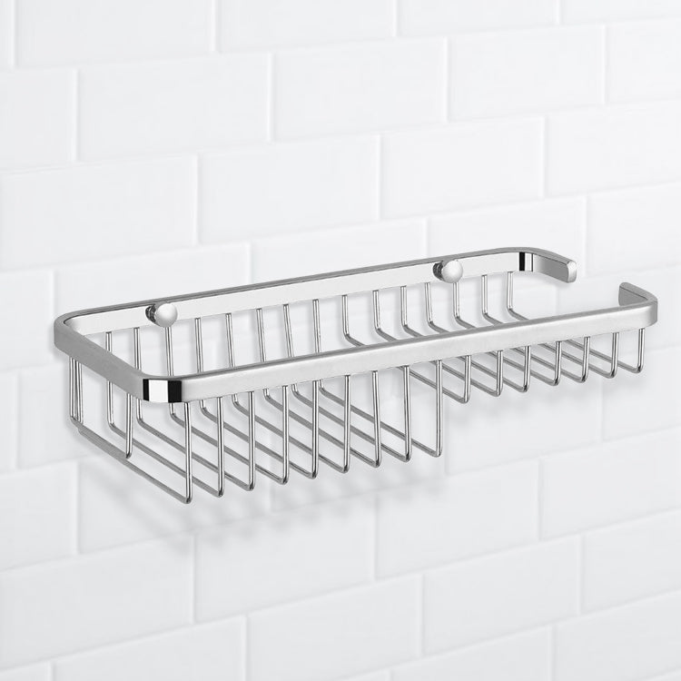 Wall Mounted Chrome Wire Shower Basket