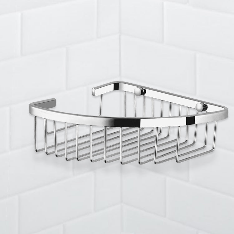 Chrome Corner Wire Shower Basket