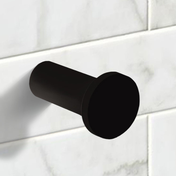 Bathroom Hook, Matte Black