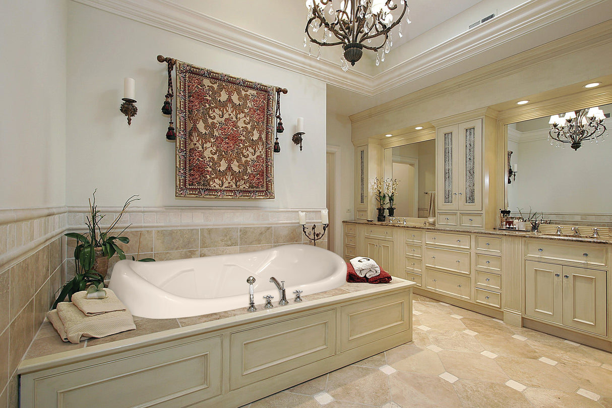 Hydro Systems NAT7844ATO-WHI NATALIE 7844 AC TUB ONLY-WHITE