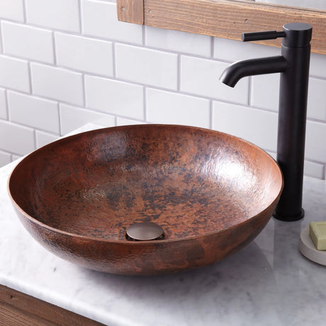 MAESTRO ROUND 16-INCH VESSEL BATHROOM SINK, CPS63