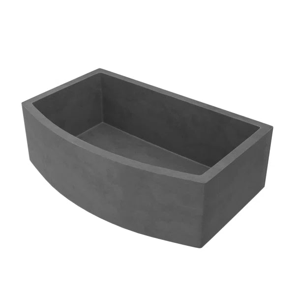 Native Trails NativeStone 33" Single Basin Farmhouse Concrete Kitchen Sink