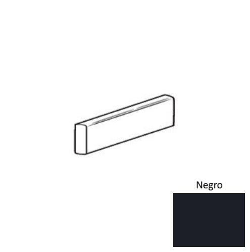 Roca Tile Usa Inc Elegant Ideas 2X10 Bullnose Block Negro Glossy Ceramic Trim - Grne0Bo6S1