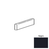Roca Tile Usa Inc Elegant Ideas 2X10 Bullnose Block Negro Glossy Ceramic Trim - Grne0Bo6S1